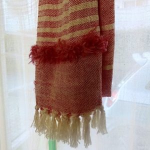 手織り　シルクショール